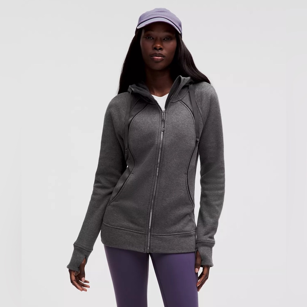 Lululemon Gray Zip-Up Hoodie size 8